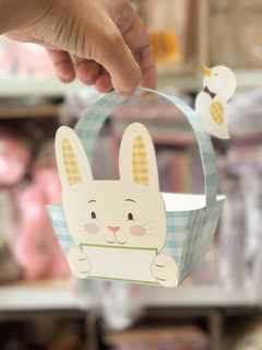 Caja canasta con conejo - Capkelitos mayorista