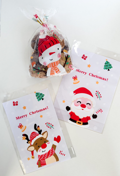 Bolsas Navidad 16x24cms. Pack por 10 unidades. - comprar online