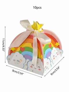 Caja triangular arcoiris. Precio por unidad. - comprar online