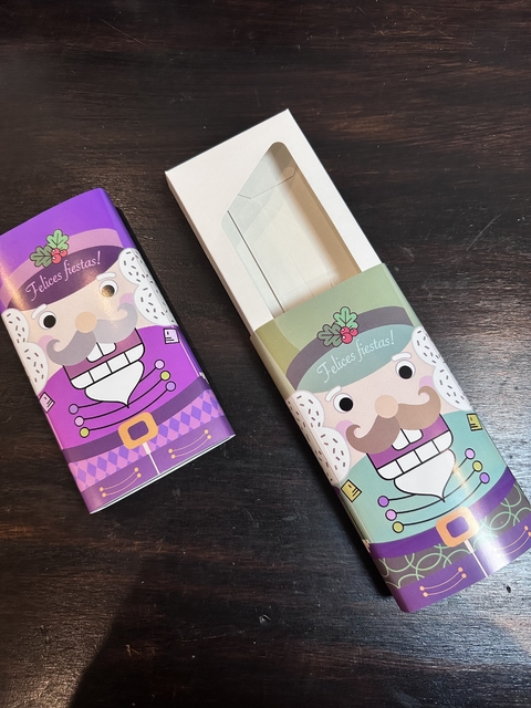 Caja tableta de chocolate. Precio por unidad.