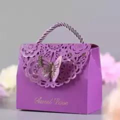 Caja con forma de carterita. Precio por unidad. - Capkelitos mayorista