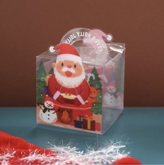 Caja de acetato navidad. Precio por unidad.