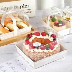 Caja cuadrada cartulina con tapa grande. Precio por unidad. en internet