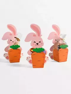 Caja zanahoria con conejo. Precio por unidad. - tienda online