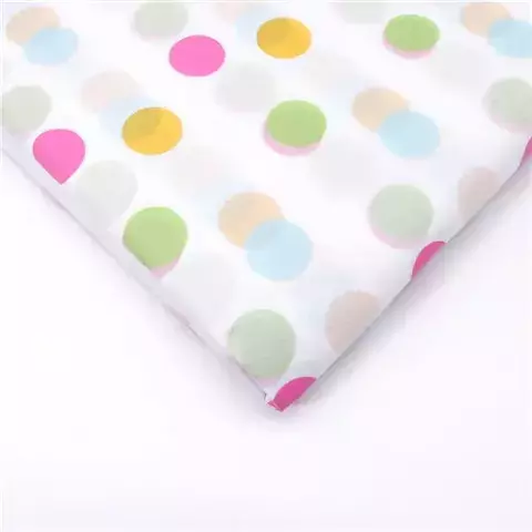 Papel seda circulos de colores. Pack por 2 unidades.