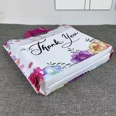 Bolsa con manija "thank you". Varios tamaños. Precio por unidad. en internet