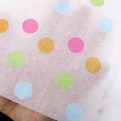 Papel seda circulos de colores. Pack x 2 unidades. - comprar online