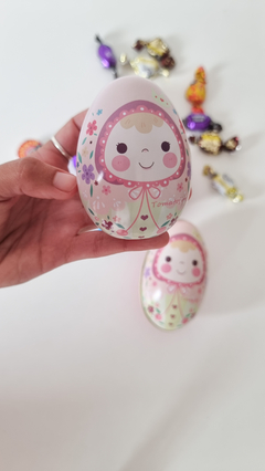 Latas con forma de huevo. 2 tamaños disponibles. Precio por unidad. en internet