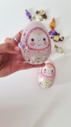 Latas con forma de huevo. 2 tamaños disponibles. Precio por unidad. en internet