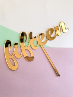 Cake topper Fifteen