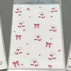 Bolsa opp rectangular diseño gatos y perritos. Precio x 10 unidades. en internet