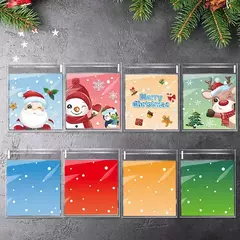 Bolsa opp "Navidad" (3048) 10x10cms. Pack por 10 unidades. - comprar online