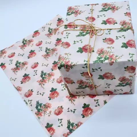 Papel seda flores grandes. Pack por 2 unidades. - comprar online