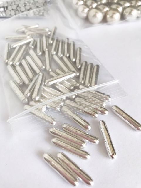 Rods metalicos plateado