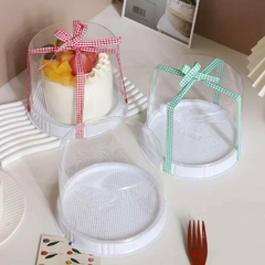 Caja pet circular. Ideal minitorta. Precio por unidad. - Capkelitos mayorista
