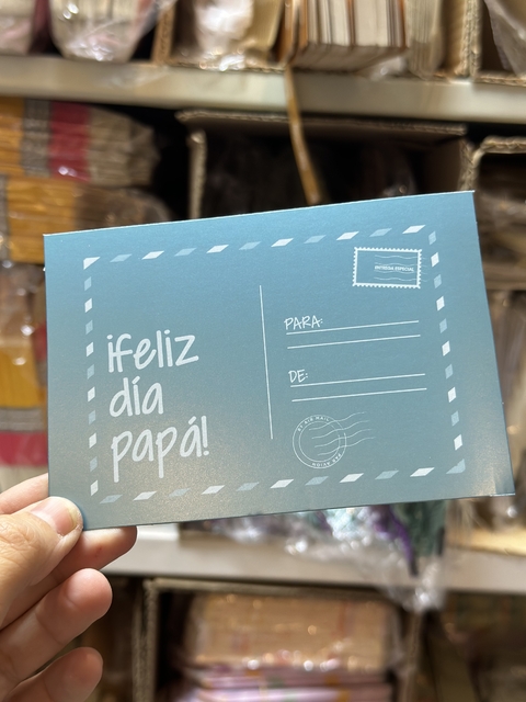 Postal Día del padre. Precio por unidad.