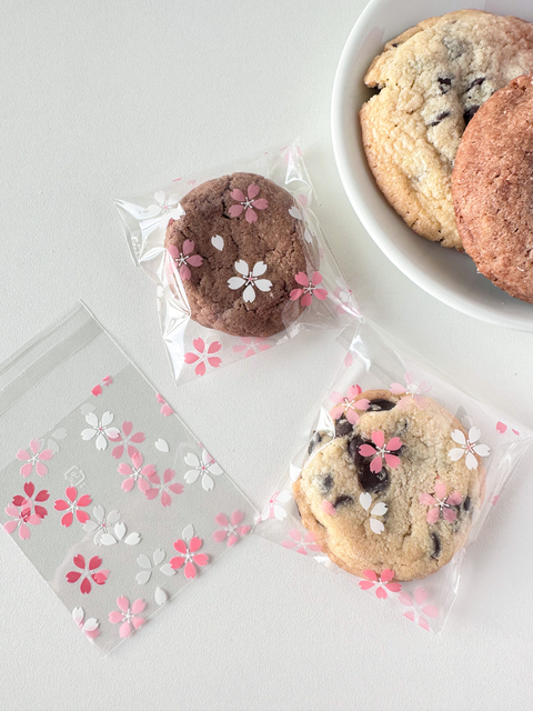 Bolsa opp "Flor cerezo" 2 tamaños. Pack por 10 unidades.