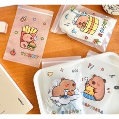 Bolsa de 10x17 cms con cierre hermético capibara. Precio por unidad. en internet