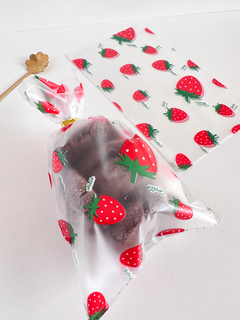 Bolsas frutillas 12x20cms. Pack por 10 unidades. - comprar online