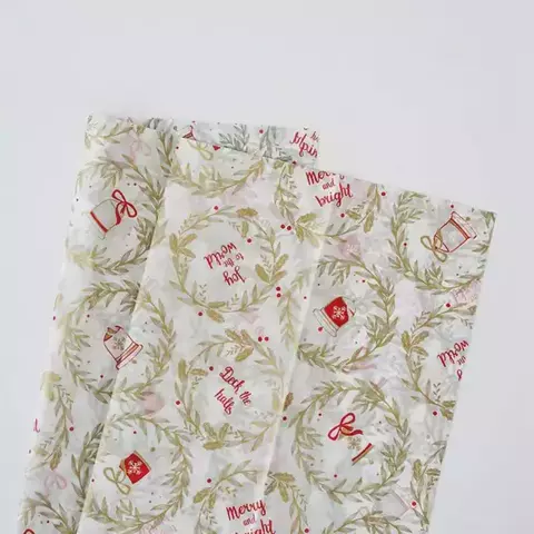 Papel seda navideño. Pack por 2 unidades. - comprar online