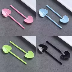 Imagen de Cucharas con forma de corazón. Pack x 10 unidades.