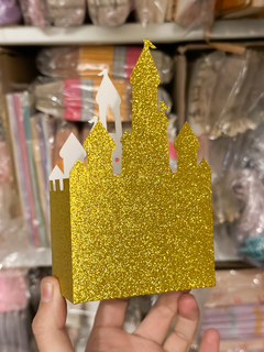 Caja contenedora sin tapa "castillo dorado". Precio por unidad. en internet