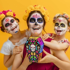 Imagen de Caja tipo ataúd tematica catrina. Precio por unidad.