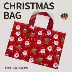 Bolsa con manija diseño navidad. Varios tamaños. Precio por unidad. - Capkelitos mayorista