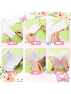 Caja mariposa. 3 colores disponibles. Precio por unidad en internet