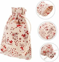 Bolsa arpillera navidad. Precio por unidad. - comprar online
