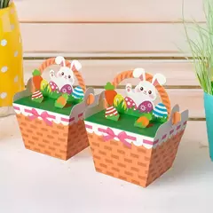 Imagen de Caja canasta con conejo. Precio por unidad