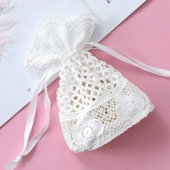 Bolsa de encaje de algodon. 10x14 cms. Precio por unidad. en internet