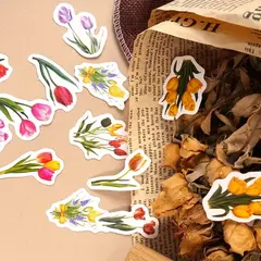 Pack con 46 stickers tulipanes - comprar online