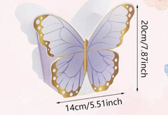 Caja mariposa. 3 colores disponibles. Precio por unidad - Capkelitos mayorista