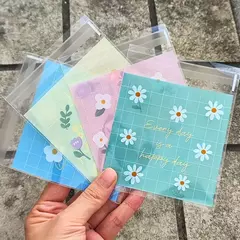 Imagen de Bolsas opp flores y frases. Pack x 10 unidades.