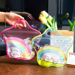 Bolsas doypack con forma de estrellas. Diseño arcoiris. Precio por unidad. en internet
