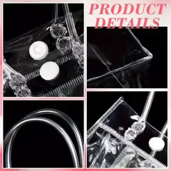 Imagen de Bolsa pvc cristal con manija. Precio por unidad.