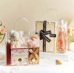 Bolsa pvc cristal con manija. Precio por unidad. en internet