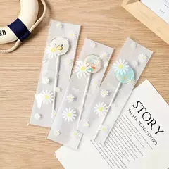 Bolsa opp rectangular diseño margaritas. Pack por 10 unidades. - comprar online