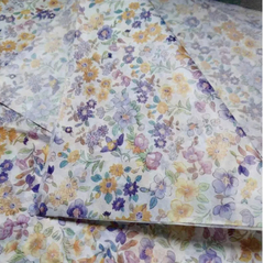 Papel seda flores lilas. Pack por 10 unidades