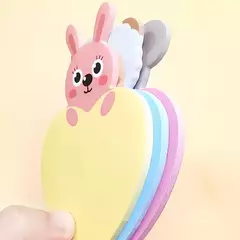 Notas autoadhesivas. Corazón con animalitos. Precio por unidad - Capkelitos mayorista