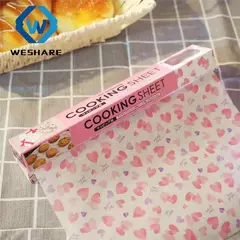 Rollo papel parafinado para alimentos corazones