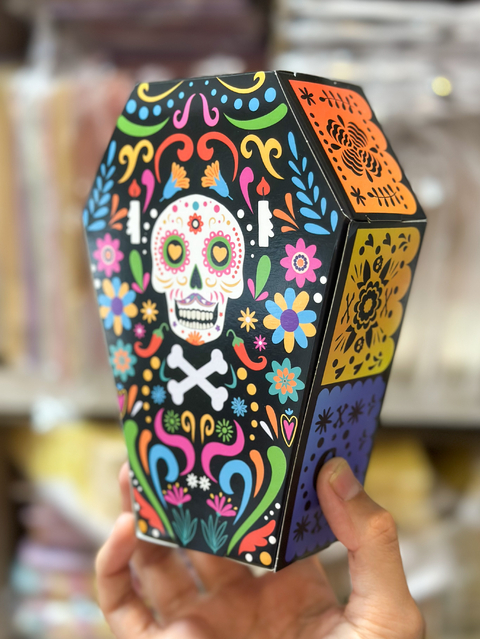 Caja tipo ataúd tematica catrina. Precio por unidad. - comprar online