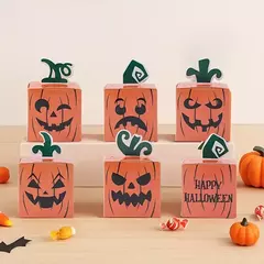 Caja calabaza de halloween. Pack x 6 unidades. - Capkelitos mayorista