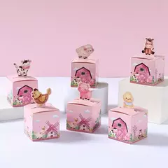 Caja animalitos de la granja. Pack x 6 unidades - comprar online