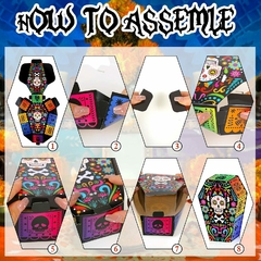 Caja tipo ataúd tematica catrina. Precio por unidad. - tienda online