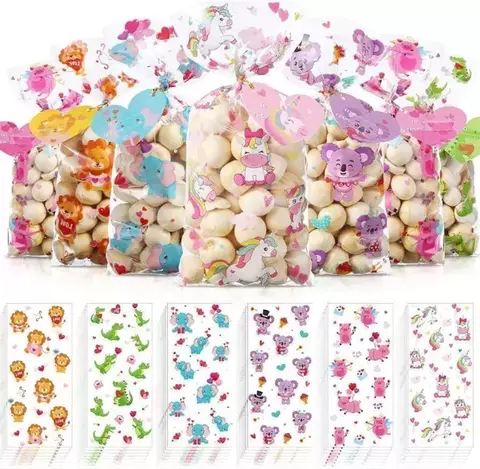 Bolsa "Animalitos y corazones". Pack x 10 unidades. - comprar online