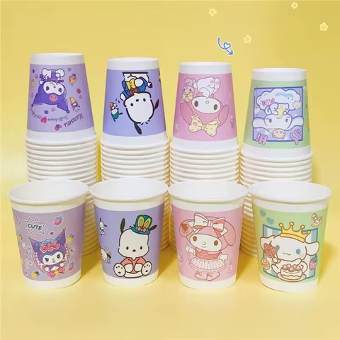 Vasos kuromi, Cinnamoroll y My melody. Precio por unidad. - comprar online