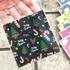 Bolsa opp patrones navideños. Pack x 10 unidades. en internet