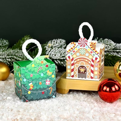 Caja cubo arbol o casita. Precio por unidad.